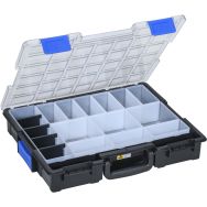Mallette compartimentée EuroPlus Pro K 44/19 bleue 19 compartiments