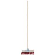 Manche en bois 1m40 et balai cantonnier PVC - Manutan