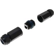 Manchon CAT. 6 blindé RJ45 étanche pour raccord d'équipement