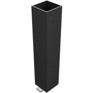 Manchon de sol pour poteaux de barrage avec platine