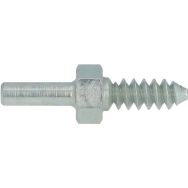 Mandrin filété pour Unitised, tige 6mm, L25mm, épaisseur inf 25mm