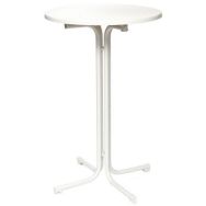 Mange-debout pliable BERLIN Ø 80 cm blanc