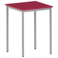 Mange debout Carélie 80 x 80 cm ht 110 cm stratifié cerise - gris 9006