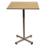 Mange debout Inès 80 x 80 cm stratifié - Acacia