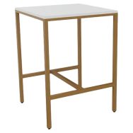 Mange debout LOKI 80 x 80 cm stratifié/acier