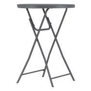 Mange debout pliant Cocktail 80 - Ø 81 cm - gris bleuté