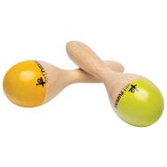 Maracas bois peint naturel petit modele-Fuzeau