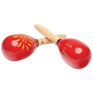 Maracas en bois-Fuzeau