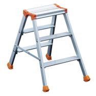 Marchepied aluminium Platinium double de chantier - Tubesca