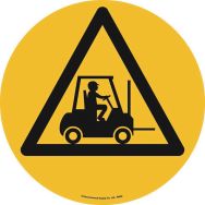 Marquage au sol - symbole zone des chariots élévateurs