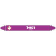 Marquage tuyauterie Acide