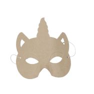Masque enfant licorne 0,1x15x14cm (Lot de 10)