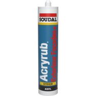 Mastic ACRYRUB Extérieur façade+ 300 ml blanc