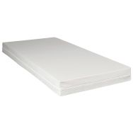 Matelas mousse Barbade 28kg/m3 housse 100% coton 90x200x15 cm
