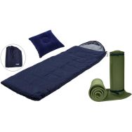 Matelas + sac de couchage + oreiller Cao Camping