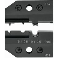 Matrice sertissage cosses non isolées/pré-isolées 0,1-0,5mm²