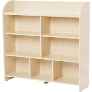 Maxi-meuble à étagères bouleau