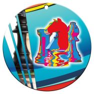 Médaille céramique - échecs - 70mm