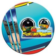Médaille céramique - pétanque - 70mm