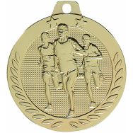 Médaille course à pied or - 40mm