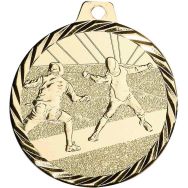 Médaille escrime or - 50mm