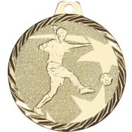 Médaille foot féminin or - 50mm