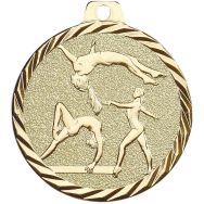 Médaille gym or - 50mm