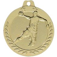 Médaille handball or - 40mm