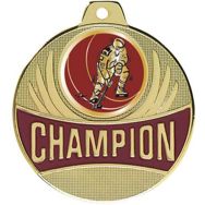 Médaille hockey - champion - 50mm