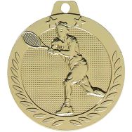 Médaille tennis or - 40mm