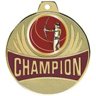 Médaille tir à l'arc - champion - 50mm