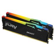 Mémoire RAM FURY Beast DIMM DDR5 2x32Go 6000Mhz CL30 on-die ECC - Kingston