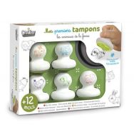 Mes 1ers tampons animaux, ergonomiques et légers - La ferme