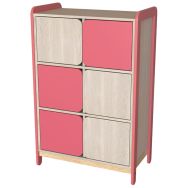 Meuble 2 colonnes avec 6 portes Lili
