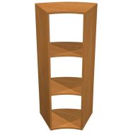 Meuble 3 cases Maxicube courbe angle 45 Aulne