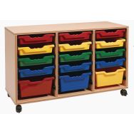 Meuble 3 colonnes Lise Hêtre