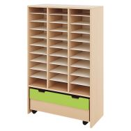 Meuble Basik 6 à 30 cases - 1 grand tiroir