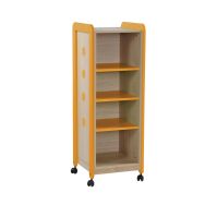 Meuble Lili 1 colonne 4 niches + roulettes