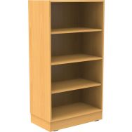 Meuble Octet étagères hêtre 80x150cm socle panneau