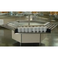 Meuble Salad'bar hexagonal avec présentoir Tournus Equipement