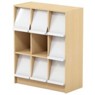 Meuble à périodiques 3 colonnes 9 casiers