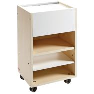 Meuble à roulettes desserte 1 colonne 65 cm Flexi'class