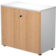 Meuble bas Fast à portes avec serrure - Hêtre