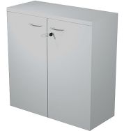 Meuble bas Fast à portes coulissantes - Gris