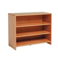 Meuble bas à étagères hêtre