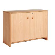 Meuble bas à portes hêtre