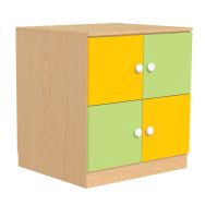 Meuble d'accueil 4 casiers Malice