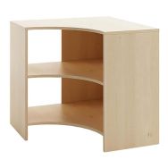 Meuble d'angle intérieur 1 étagère bouleau