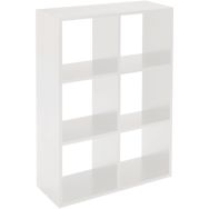 Meuble de rangement 6 cases Maxicube Blanc
