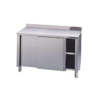 Meuble de rangement adossé inox - Hupfer